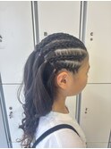 コーンロウヘア