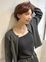 レトン 銀座(leton)&nbsp;ショートカット/ショートボブ/オレンジブラウン/似合わせカット