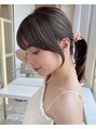 アフロート ディル(AFLOAT D'L) 結んでも割れない顔周りで横から見ても小顔