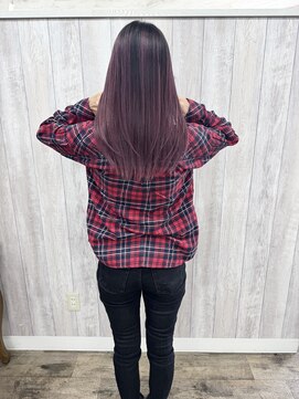 ラッズプラスエイチ(Lads+h) バレイヤージュ　ピンク