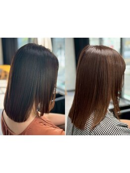 <髪質改善専門店*>白髪染め・縮毛矯正・髪質改善ストレートの完全お任せOK◎毛髪診断実施中[大和駅]