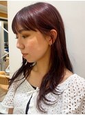 ピンクブラウン/パープルカラー/beautrium鎌倉小町　大冨ハナ