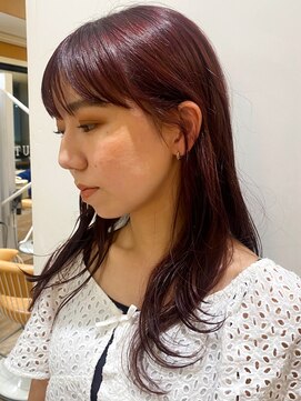 ピンクブラウン/パープルカラー/beautrium鎌倉小町　大冨ハナ