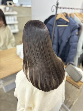 クオーレ (CUORE) オリーブベージュ×髪質改善酸性縮毛矯正