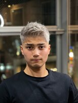 メグロバーバーショップロッポンギ 目黒六(MEGURO BARBER SHOP 6PPONGI) 外国人ヘア /シルバーカラー