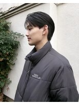 ヒントステーション フォーメンズ(HINTSTATION for Men's)&nbsp;〈浅草 半個室〉 センターパート/ナチュラル