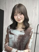 ラフィット 香椎(lafit)&nbsp;やわらか透明感♪グレージュの揺れニュアンスヘア