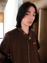 ノラジャーニー(NORA Journey)&nbsp;メンズボブウルフメンズミディアムレイヤーカットメンズウルフ