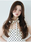 髪質改善*くびれレイヤーカットミルクブラウン*美髪【Zina渋谷】