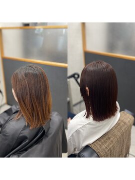 エマ(EMMA) うねり改善ヘアポテンツァ×ピンクブラウン
