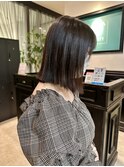 ボブスタイル×縮毛矯正