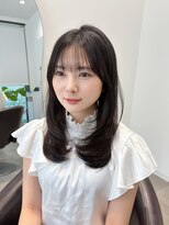 コアレス キョウト(COALESS kyoto) 韓国ヘア/レイヤーカット/レイヤー/顔まわりカット/前髪カット