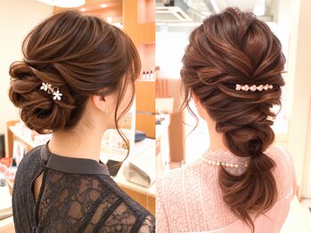 アルティインターナショナル(ALTI INTERNATIONAL)の写真/【ヘアセットアレンジ￥4400】結婚式・お呼ばれヘア・ライブ・イベント等のヘアセットはお任せ下さい☆