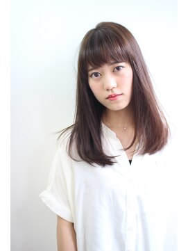 ヘアー ルーム レッド(hair room. red by NYNY) セミロング×上品×ナチュラルストレート