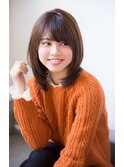 【BAYROOM横浜】とろみブラウン×顔周りレイヤーミディ
