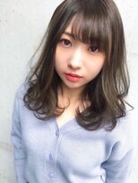 ローランド(Rowland)&nbsp;アッシュベージュ☆前髪あり☆セミロング☆ストレート