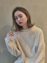 シェノン 梅田(CHAINON)&nbsp;外ハネボブ×オリーブカラー