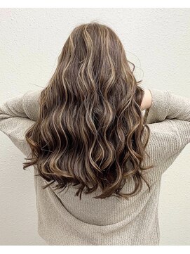 アウルム 下北沢(aurum) 【ロング】ミルクハイライト☆