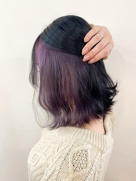 オル(Olu) 【MASAYA】ラベンダーカラー×インナーカラー