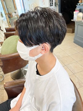 キャンバス バイ ネオリーブ 横浜西口(Canvas by neo.) 朝ラクワンカールパーマセンター分け【横浜】