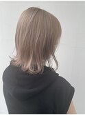 白髪ぼかしブリーチカラー