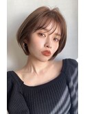 20代30代40代小顔丸みショートボブ　【LU-CA恵比寿】