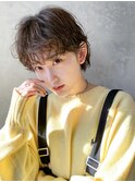 フロントパーマショート_チェリーブラウンフェミニンロング_8941