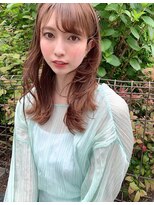 エレン 池袋(ElEn.)&nbsp;似合わせ小顔カット×くびれ外ハネミディ　薄め前髪　髪質改善