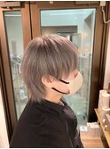 ブリーチ1回 ホワイトグレージュ