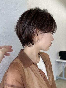 グラフ 日本橋(GRAFF) ★くびレイヤーエモージュシースルーバングショート#144d0428