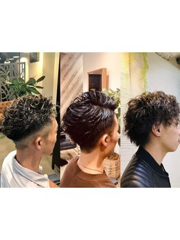 流行のフェード・メンズパーマお任せください！居心地の良い空間で理想の仕上がりに☆