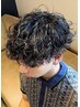 【垢抜けヘアーNO.1】nitoメンズカット＋波巻きパーマ　￥19800→￥16500