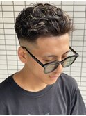 #ベリーショート#ダークアッシュ#ニュアンスパーマ#韓国マッシュ