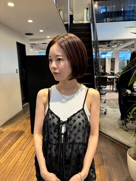 トレス(TRESS) ミニボブ レイヤーボブ シアーカラー 髪質改善