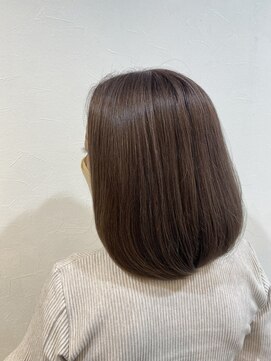ファーム 大崎店(FAAM) 大人ボブ×ナチュラルベージュブラウン