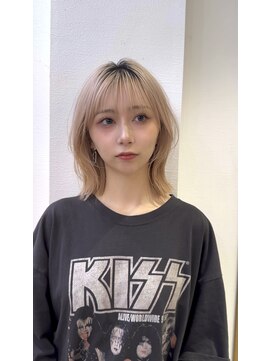 ロンドアベニール 北千住(Lond avenir) ボブルフ　レイヤーカット　髪質改善　北千住　顔周り前髪