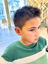 クラップス 横須賀中央店(CLAPS)&nbsp;ベリーショートメンズマッシュツイストパーマボウズツーブロック