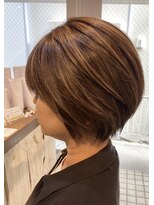 コハク(COHAQ BEAUTY AND RESORT)&nbsp;王道ボブ～上品ハイライト～