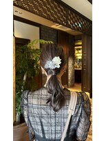コンティバイミラートーク(CONTY by MIRROR TALK) ローポニー/お呼ばれヘア/ヘアセット/ヘアアレンジ
