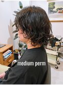 medium perm