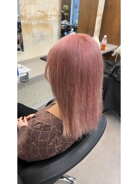 エイト プラット 渋谷2号店(EIGHT plat) ブリーチあり ピンクベージュカラー