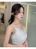 【柿本真優】流れる顔周り★前髪なしの方絶対指名してください！