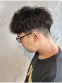 メンズショートツイストスパイラルパーマ群馬高崎眉毛韓国