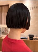 ★ミニボブ/黒髪ボブ/リップラインボブ/姫カット/銀座有楽町20代
