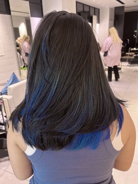 ステア ケース(stair case) インナーブルーグラデーション髪質改善トリートメント