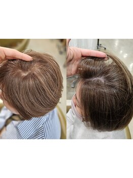 導入以来不動の人気"髪質改善ヤクジョトリートメントカラー"！白髪をカバーしながら美髪が手に入る♪