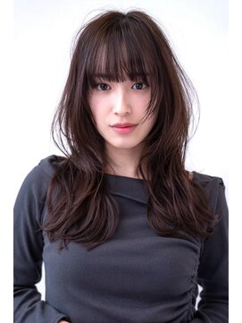 エースハバナ 渋谷(1 HAVANA) チョコグレージュ/20代30代大人かわいい/ミディアムレイヤー