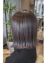 ウララ 表参道(urara)&nbsp;切りっぱなしボブ/ラベンダーカラー/ラベンダーグレージュ