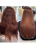 髪質改善ストレート