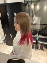 セレーネヘアー オオサカ 心斎橋店(Selene hair OSAKA)&nbsp;ホワイトブリーチフルカラー＋カット